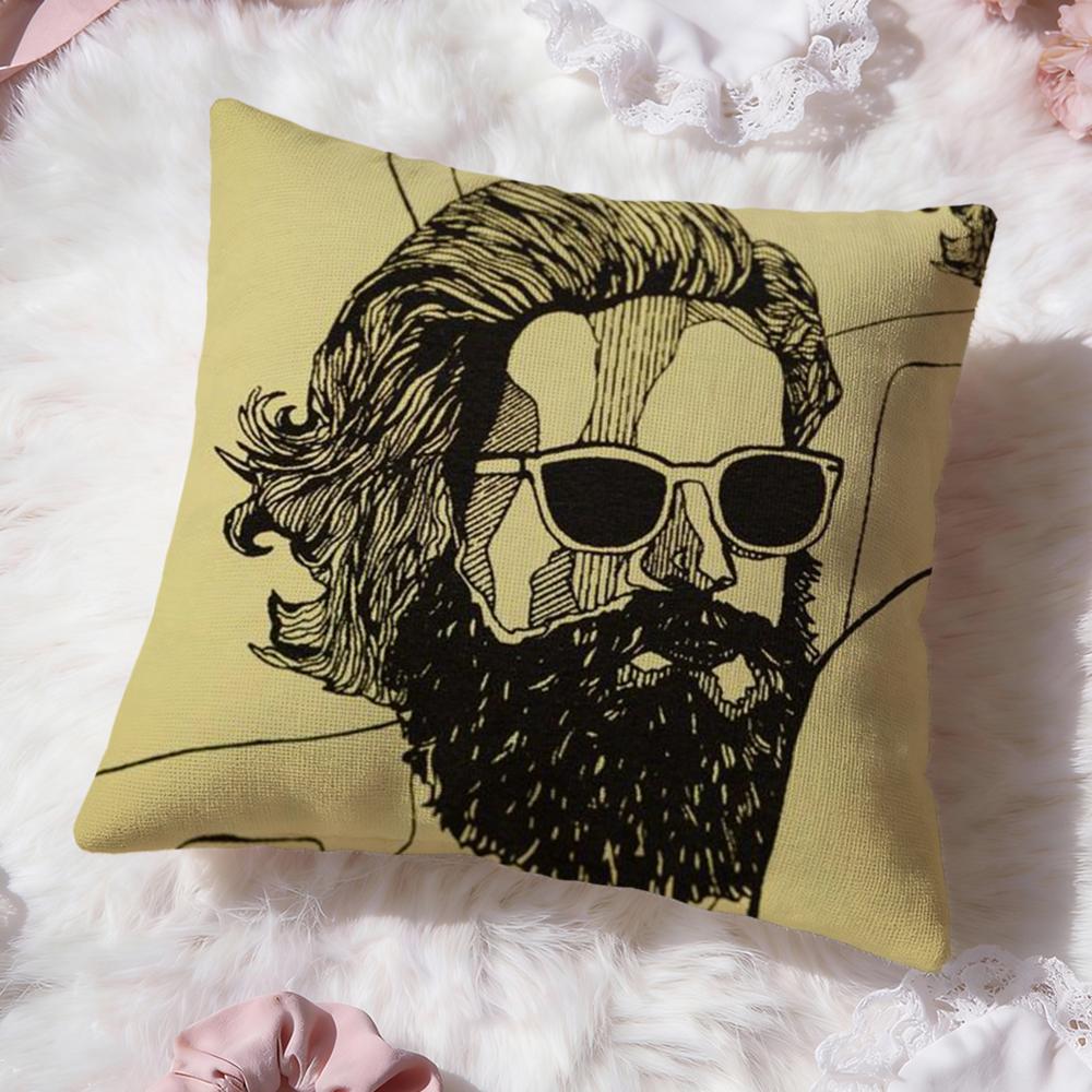 singer Father J-John MistyS Cushion Cover Premium Comfort Reversible Pillow Cove -Two in One Design for Any Room & Car Interior