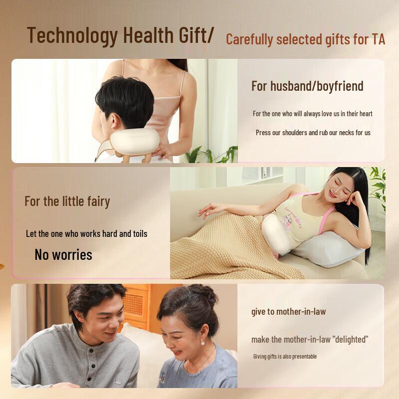 HEZHENG Neck and Shoulder Kneading Massager CN Plug (adapter Included)