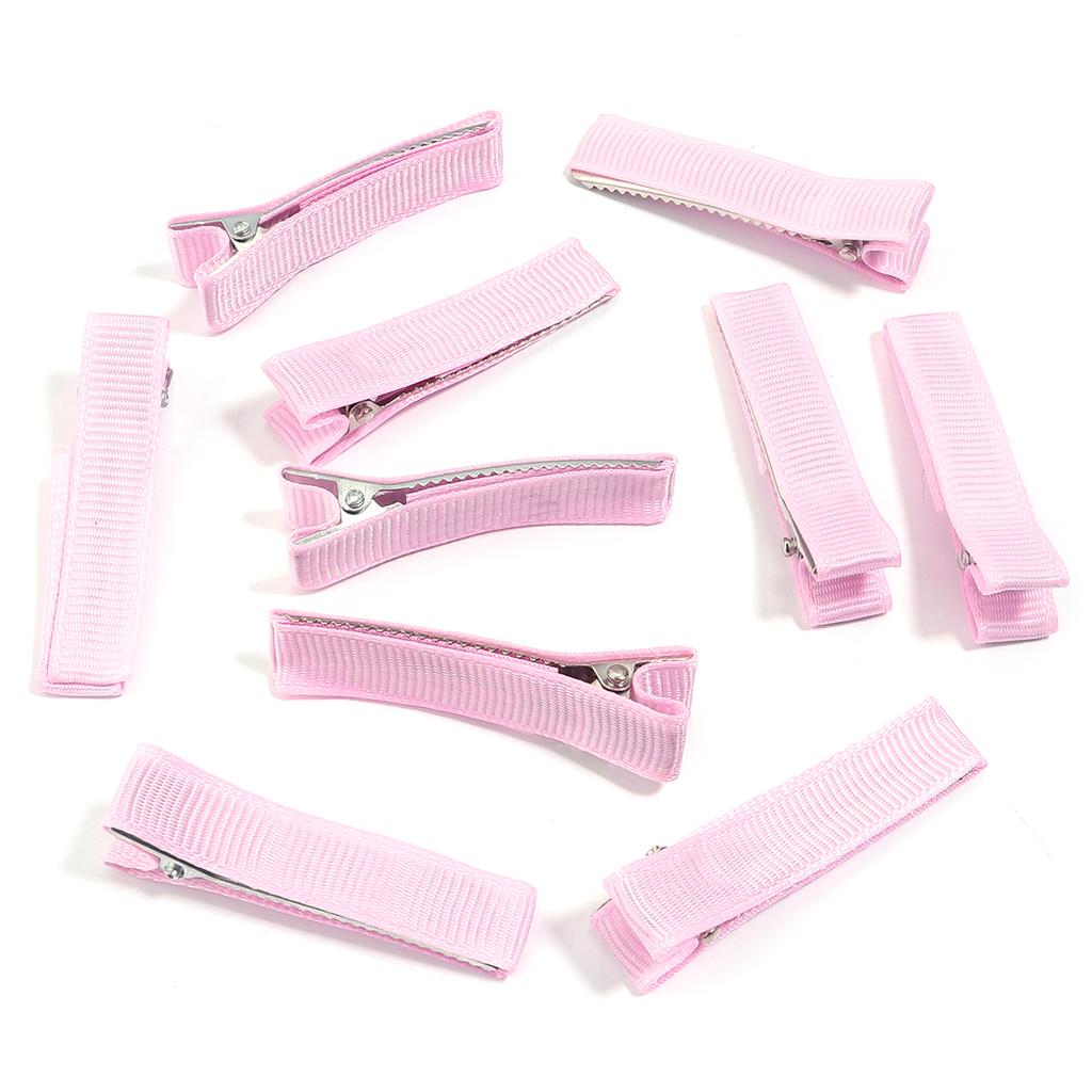 10pcs/Bag Multicolor Cloth Wrapped The Metal Duckbill Hair Clip For Jewelry Making Hairpins DIY Hairpins Base Decorations