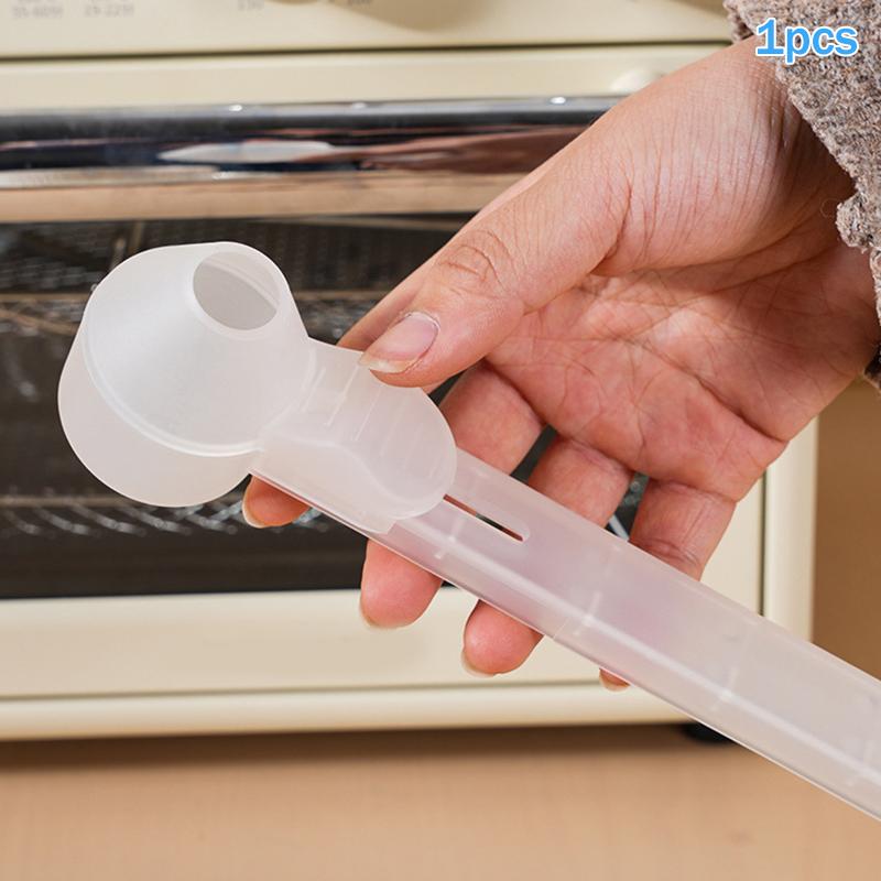 

New Spill-Proof Protein Powder Sliding Spoon Reusable With Longer Handle Coffee Scoop Measuring Spoon Funnel Kitchen Gadgets