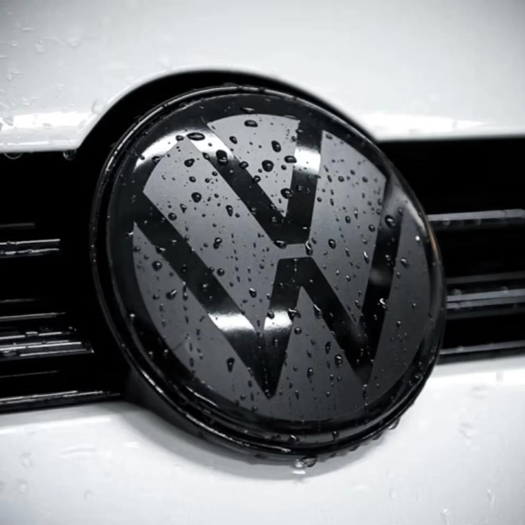 YKPSC1 ·1Set Car Front Radiator Grille Logo Sticker Rear Trunk Lid Badge Cover For Volkswagen VW Tiguan 2017 2018 2019 2020 2022-2023