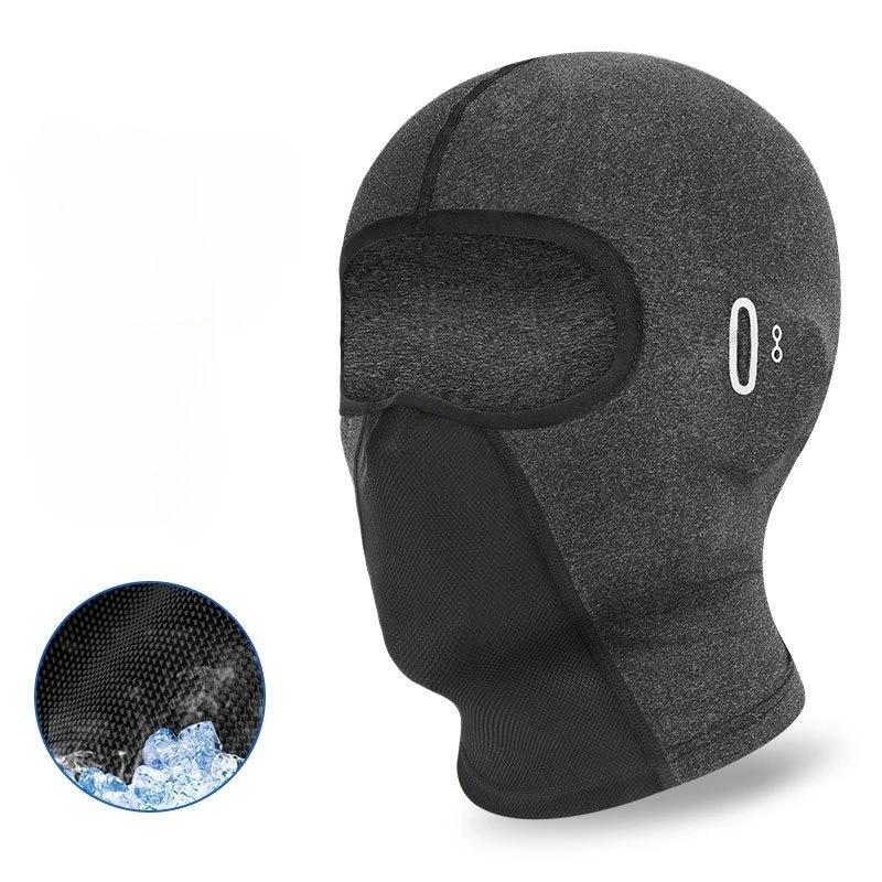 

1pc Outdoor Riding Sunscreen Mask Biker Spring Summer UV Protective Head Scarf Motorcycle Head Ice Silk Breathable Ice Silk Mask