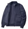 Men's Autumn/Winter Cotton-Padded Windproof Bomber Jacket with Stand Collar