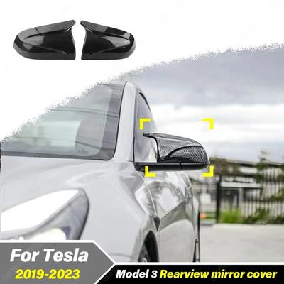 Pour Tesla Model 3 2017 2018 Remplacement de Cache-Rétroviseur Latéral Gauche/Droite Décoration Extérieure Kits de Carrosserie
