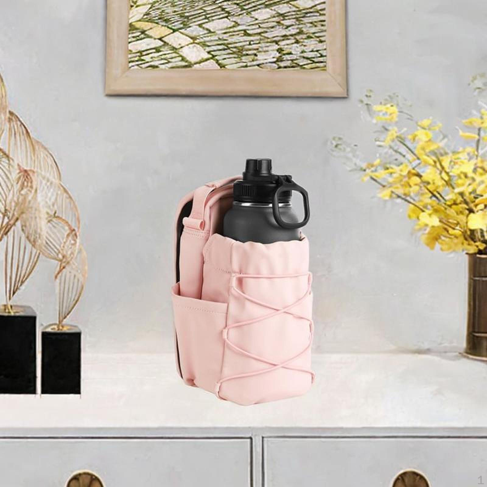 

Спортивная сумка-слинг для бутылки с водой из полиэстера для тренировок, бега, кемпинга, спорта розовый