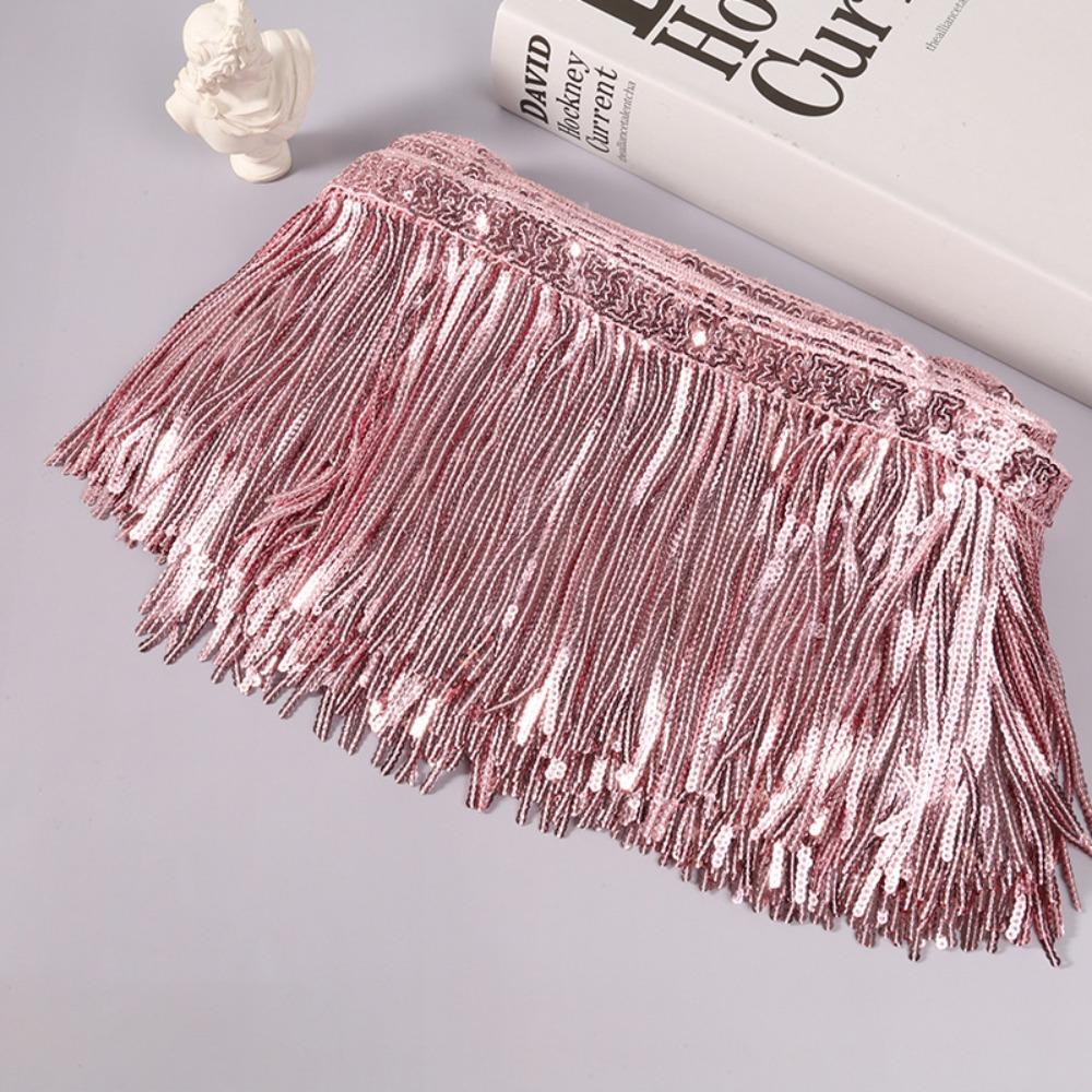 Decorațiune Costume 15cm 10 Yarzi Ciucuri cu Paiete Bling DIY Franjuri Trim Cusut Ciucure Stil Boho Dantelă Rochie Decor Pantofi