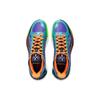 Li Ning Blade 4 V2 Cushioning Slip Resistant Lightweight Rebound Low top Basketball Shoes Men's Purple Green ABAU037-6