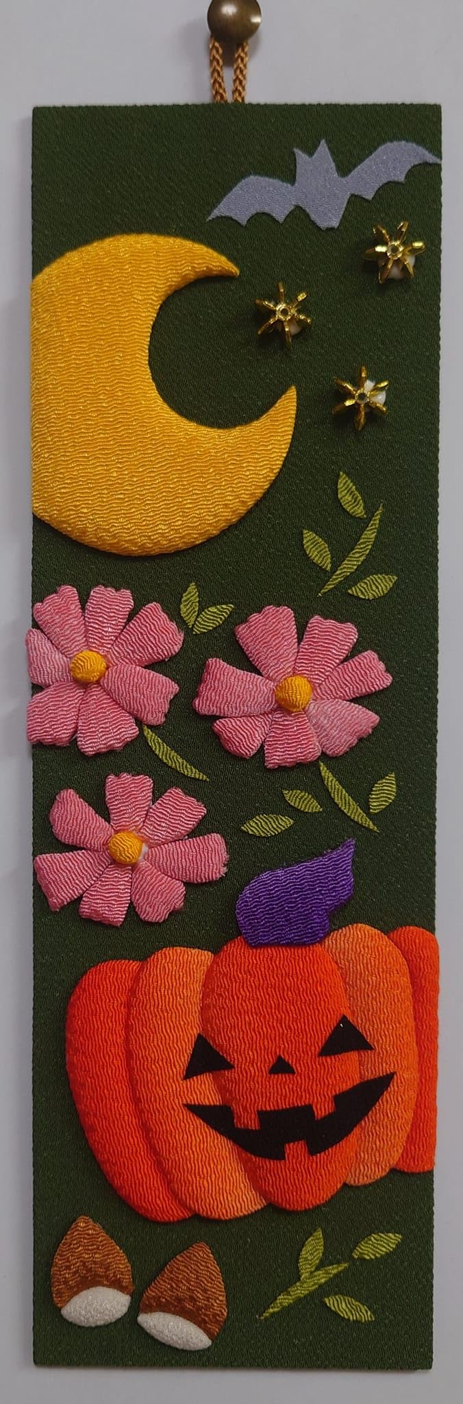 

Halloween and Autumn Cherry Chirimen Craft Kit October Blossoms