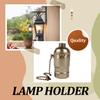 Light Socket Bulb Base Lantern Holder Space Saving Household Accessories Smooth Surface Multicolored Lighting Fixture
