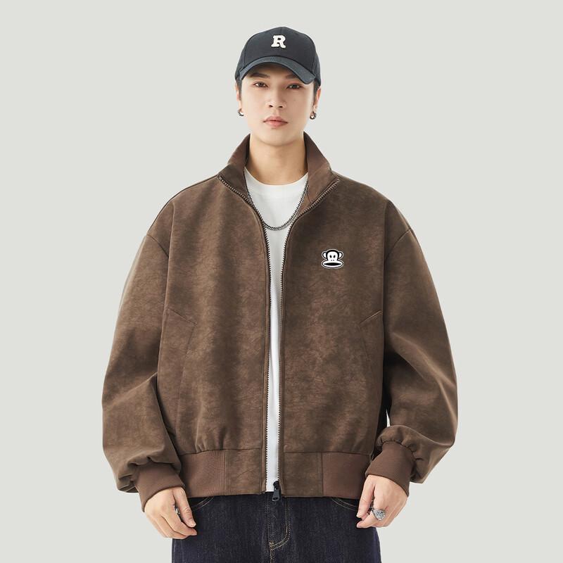 Paul Frank Men s Loose Fit Retro PU Leather Jacket XL