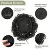 Messy Bun Hair Pieces Elastic Drawstring Fake Hairpieces Short Kinky Curly Scrunchies Ponytail Synthetic Hair Extensions for Women Daily Party Use