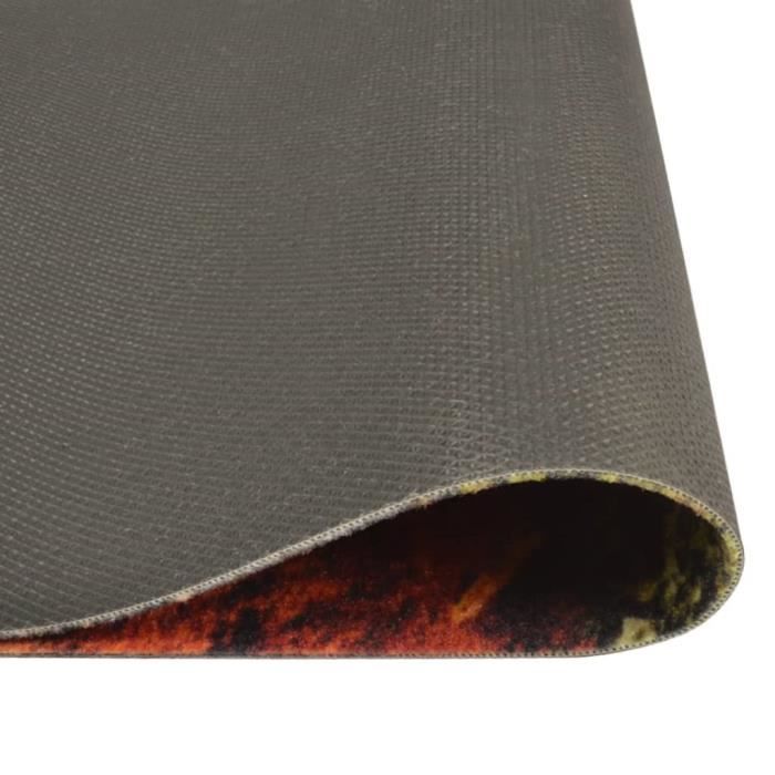 VidaXL Washable Kitchen Mat Spoon Spice Print 45x150 Cm 136543