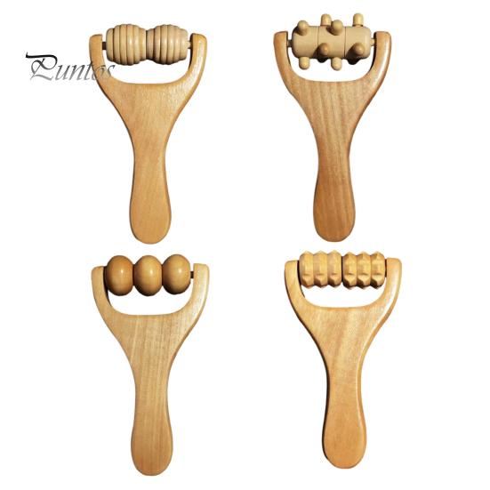 

Деревянный массажный роликовый инструмент для расслабления мышц тела, шеи, спины, ног, ручной акупрессурный массажер для коррекции фигуры, антицеллюлитный, лимфатический E