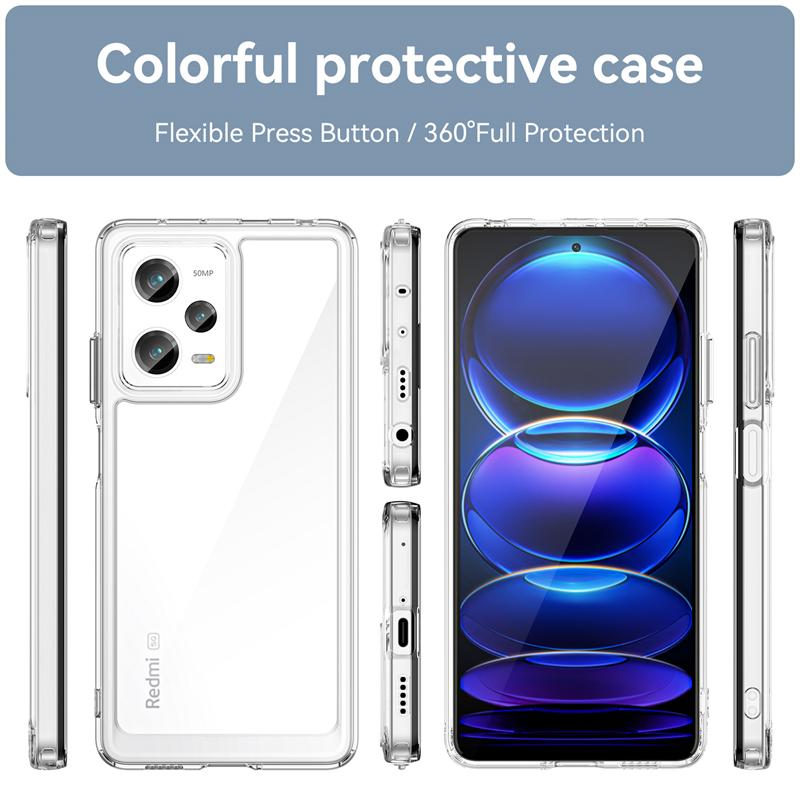 For Poco X5 Pro 5G Case Cover Xiaomi Poco X5 Pro 5G Capas New Shockproof Phone Bumper Transparent Clear Fundas Poco X5 Pro 5G
