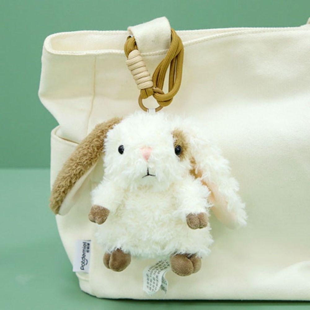 Fluffy Rabbit Plush Toy Soft Sitting Bunny Plush Doll Long Ears Rabbit Stuffed Toy  Home Decor