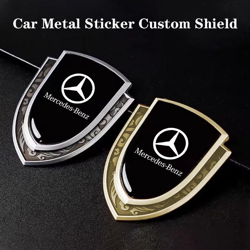 3D kovový emblém odznak nálepka na bok blatníku kufru karoserie auta Pro Mercedes Benz W203 W204 W205 W210 W211 W212 W221 W222 CLS CLA CLK