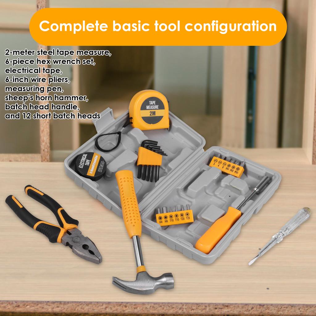 Multifunktionales Wartungswerkzeugset Material aus Kohlenstoffstahl robust und langlebig Ergonomischer Griff Heimwerker-Reparaturset