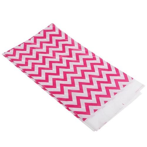Unique Party Plastic Chevron Tablecloth