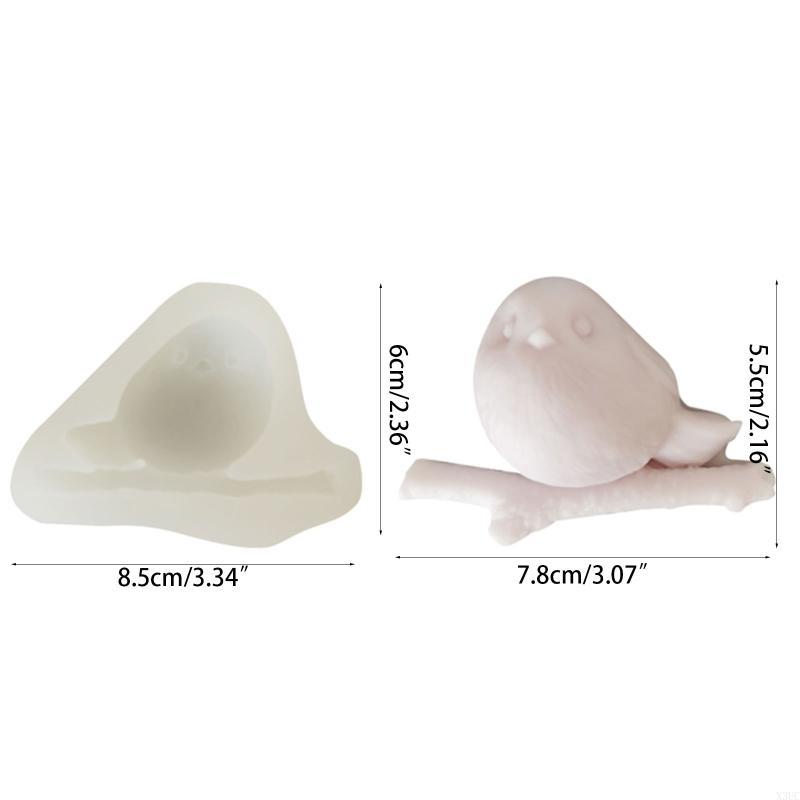 Sparrow Bird Silicone Mold for Candle Soap Making Cake Chocolate Molds DIY X3UC