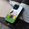 Cartoon B-Barbapapa Phone Case Tempered Glass For IPhone 16 13 14 12 15 11 Pro Max Plus Mini X XR SE2020 Coque