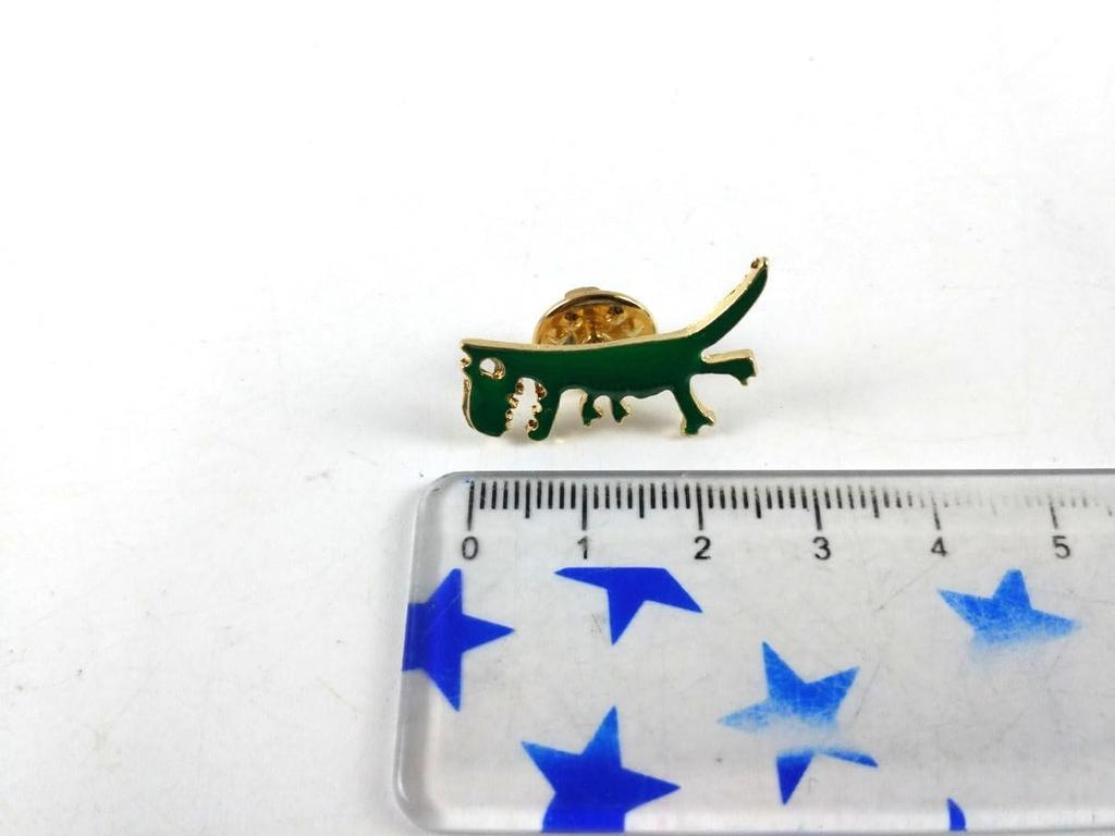 [F NODE] T-Rex Dinosaur Pin Badge, Cute Alloy Badge, Stylish Dinosaur Merchandise, Collectible, Birthday Gift, Kids, Adults, 3cm