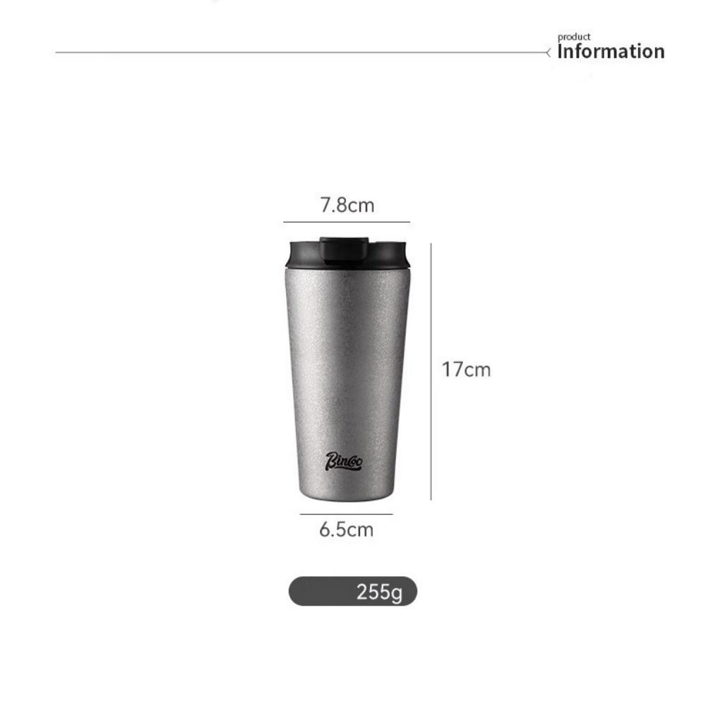 Ceramic Liner Travel Cup With Lid Leakproof Insulated Thermal Mug Coffee Cup Keep Hot And Cold Tumbler