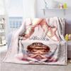 Dance Shoes Customize Text Blanket Lightweight Customizable Blanket Comfortable Great for Bedding Seaside Couch Living Room Four Seasons Universal