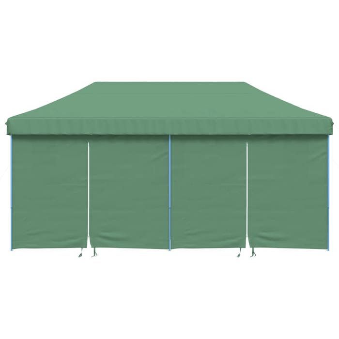 VidaXL Folding Pop-Up Party Tent 4 Sidewalls Green, Tent, Awning Tent, Gazebo Awning, Tent 4004952