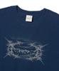 CRITIC Spike Wormhole Spray T-Shirt Navy