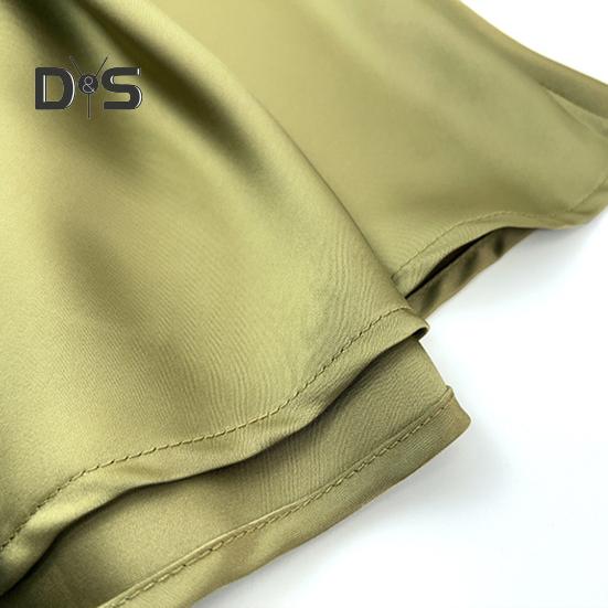 Women Long Skirt Elastic High Waist Smooth Surface Fishtail Skirt with Side Zipper Solid Color Traceless Breathable Skirt