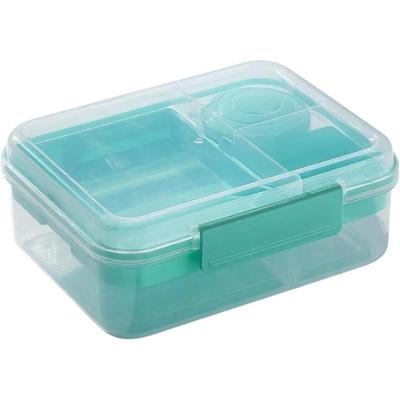 1 Stück Tragbare Unterteilte Lunchbox Picknick Salat Obstbehälter Handlich Pendler Essensbox Schüler Lebensmittelaufbewahrungsbehälter