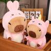 Capibara Capybara Plush Doll Girl Sleeping Doll Claw Machine Doll Turned Into Bear Toy Gift