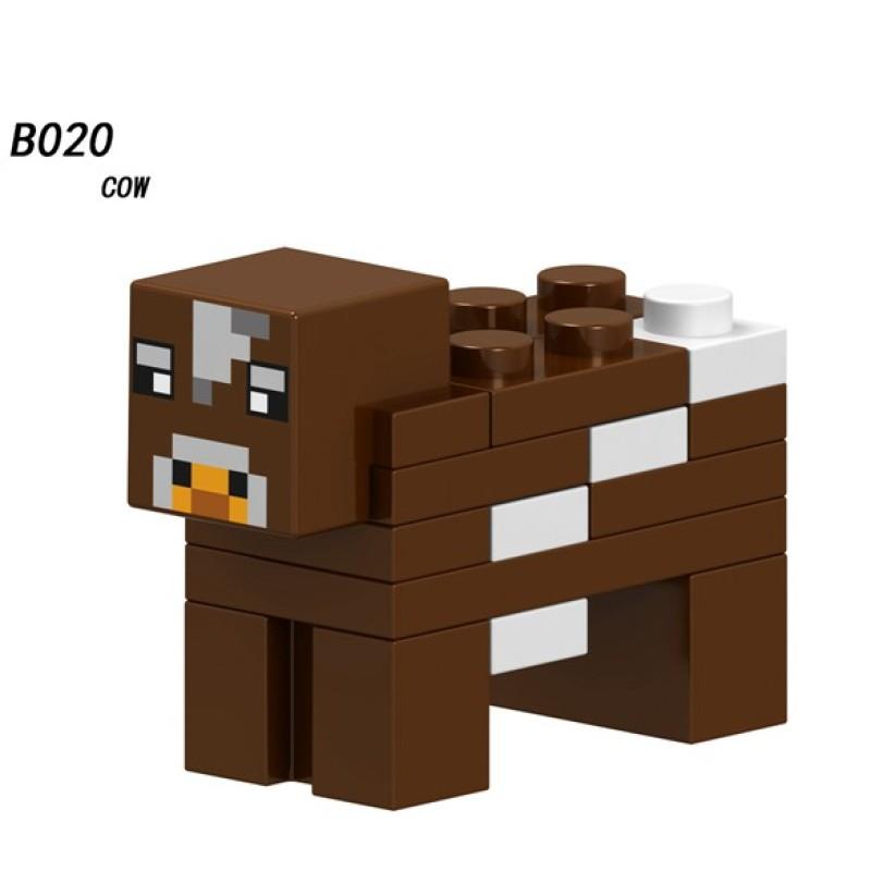 Minifiguren Bausteine ​​Spielzeug World Series Baustein-Minifiguren für Kinder Minecraft Eisen