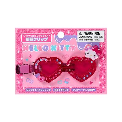 Sanrio Bangs Clip Hello Kitty Acrylic and Steel Hair Clip for and Desk Ages 125083 (SANRIO) (#SanrioGakuenKiramekiSai) Makeup, Meals, Work, 3+,