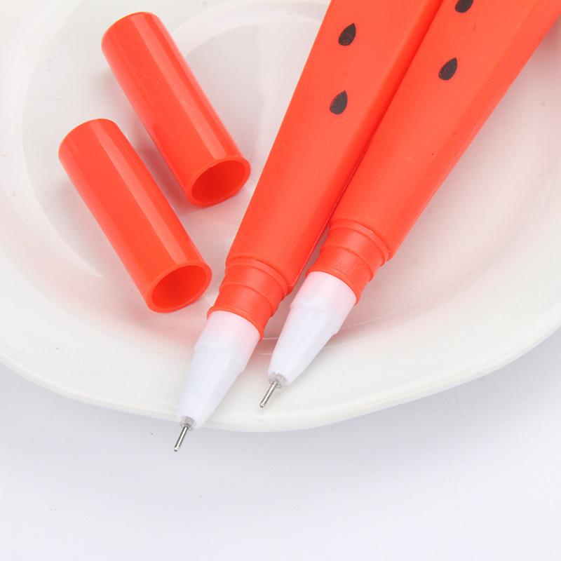 10PCS Cute Kawaii Pineapple Watermelon Gel Pen Sweet Lovely Funny Creative Writing School Supply Girls Gift Student Stationery