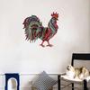 Metal Rooster Wall Hanging Decoration Art Background Pendant  Living Room