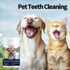 Remove dirt and plaque from the surface of pet teeth