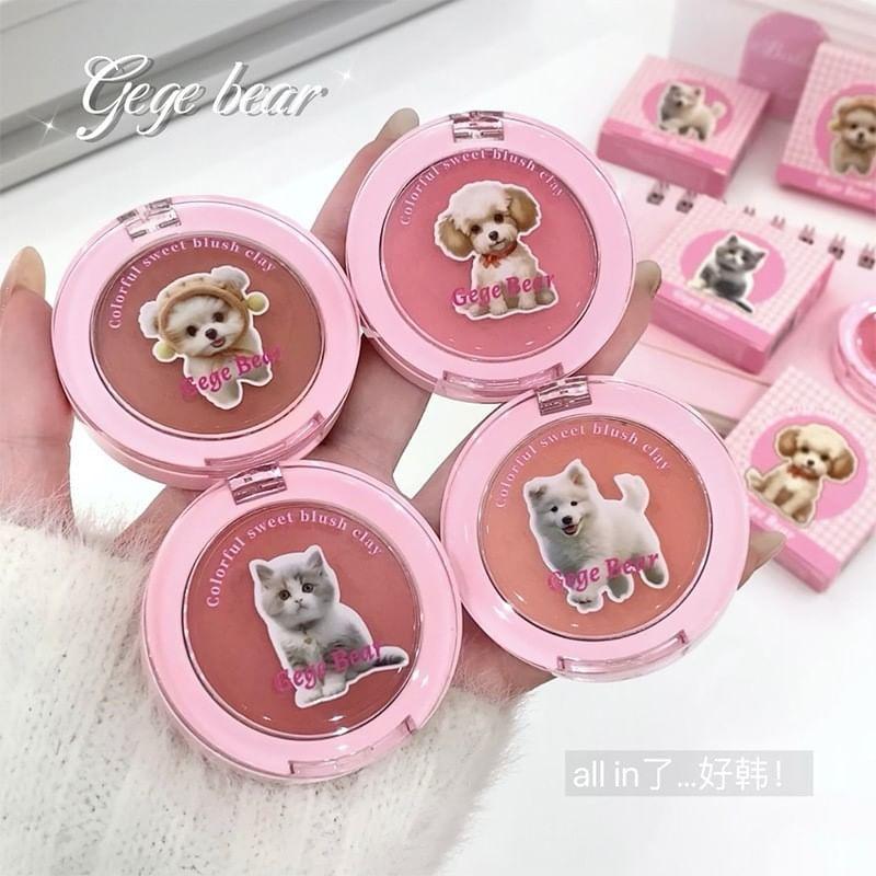 Gege Bear - Colorful Sweet Blush Clay - 4 Colors