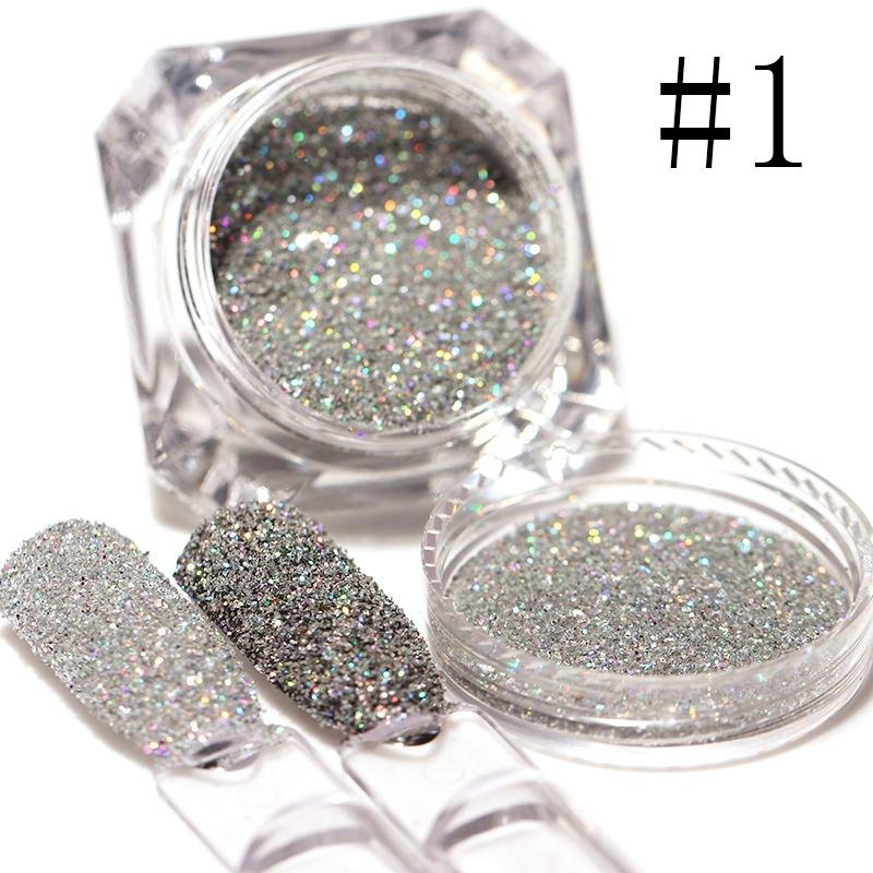 Shiny Nail Glitter Powder Colorful Nail Sequins Paillettes Manicure Nail Art Decoration