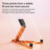 Kantoor bureauaccessoire Mini opvouwbare telefoonstandaard sleutelhanger, Draagbare telefoonhouder voor zak bureau, Huis Reizen