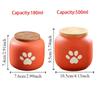 Cute Funeral Urn for Pets 180/500ml Dog Cat Cremation Urns  Bird Mouse Supplies