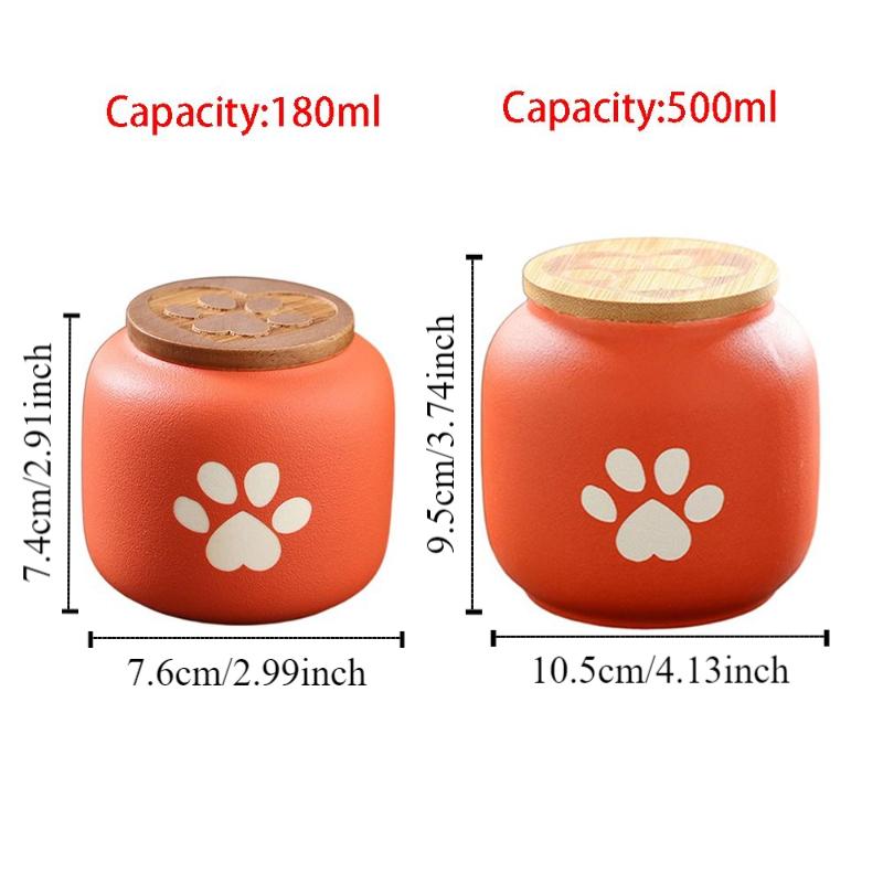 Cute Funeral Urn for Pets 180/500ml Dog Cat Cremation Urns  Bird Mouse Supplies