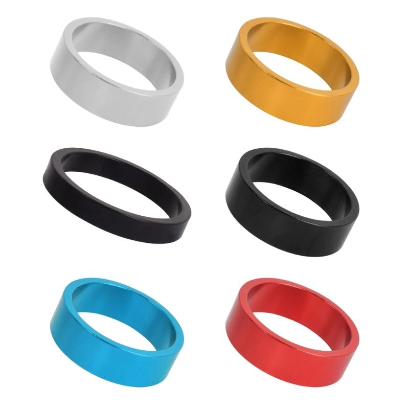 2Pcs Bike Aluminum Alloy Headset Spacer Light Weight Bicycles Headset Washer Mountain Bike Stem Headset Spacers Enduring