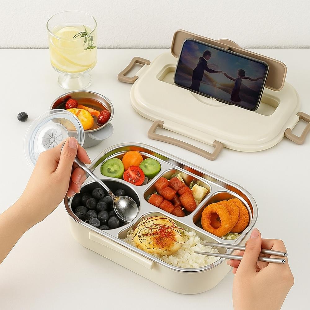 Sealed Lunch Container Large Capacity Picnic Box Portable Food Container  Worker
