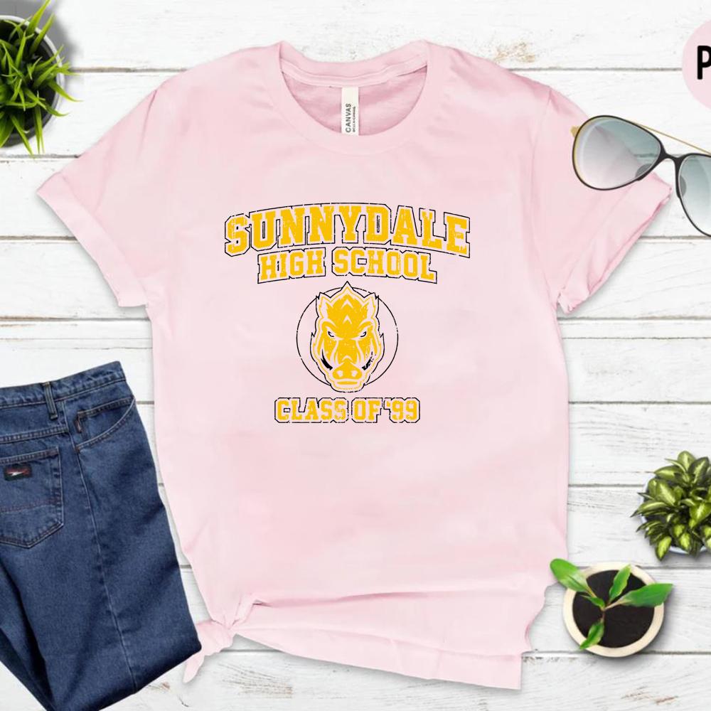 Sunnydale High School TShirt Buffy The Vampire Slayer Tshirt Class of 99 Tees Unisex Short Sleeve Tshirt Cool Vampire Shirts