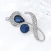 Elegant Brooch Pin Women Rhinestone Flower Pin, Sparkling Floral Lapel Daily Wear Jewelry Decorative Accessory for Coats Dresses Suits Vintage Badge