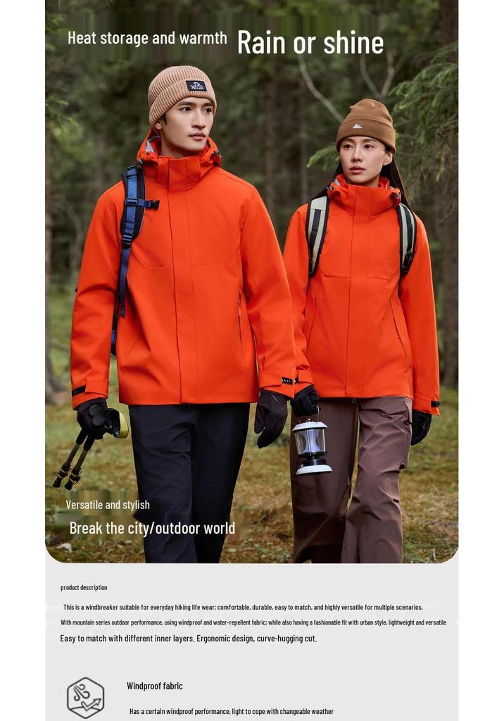Custom Fleece Workwear: 3-in-1 Detachable Jacket with Personalized Logo for Autumn/Winter