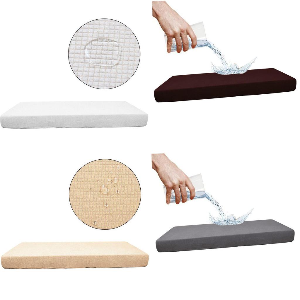 Protect Your Sofa With Waterproof Stretchy Seat Cushion Cover Anti-wrinkle Material