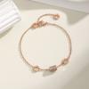 Small Waist Titanium Steel Bracelet Girls Summer Girlfriend Bracelet Light Luxury Niche Bracelet Exquisite High-end Jewelry