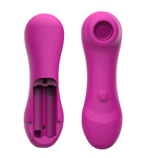 Mini Suction Vibrator Breast Massager Silicone Clitoral Stimulator with Multi-Frequency Modes Whisper-Quiet Waterproof Discreet Adult Toy
